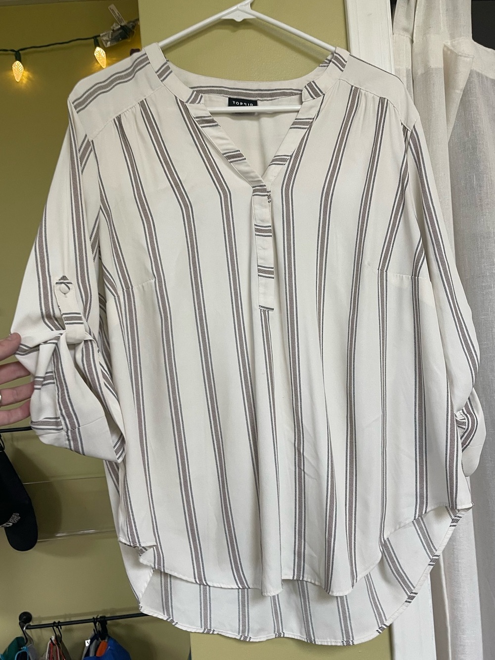 Torrid Harper 3/4 Sleeve Blouse